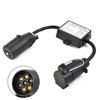 Easy Installation Trailer Connector Light Converter Trailer Light to EU Trailer Light Converter US Vehicle Connector