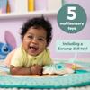 Bright Starts Disney Baby Stitch Party in Paradise Play Gym Mat with 5 including a removable Stitch plush Suitable for ages 0M and & Toys, toy. up.
