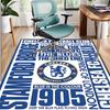 football club F.C Pattern Rug, Indoor/Outdoor Mat, for Picnic, Gameroom, Bedroom, Office, Living Room, Home Decor Carpet, Birthday Gift