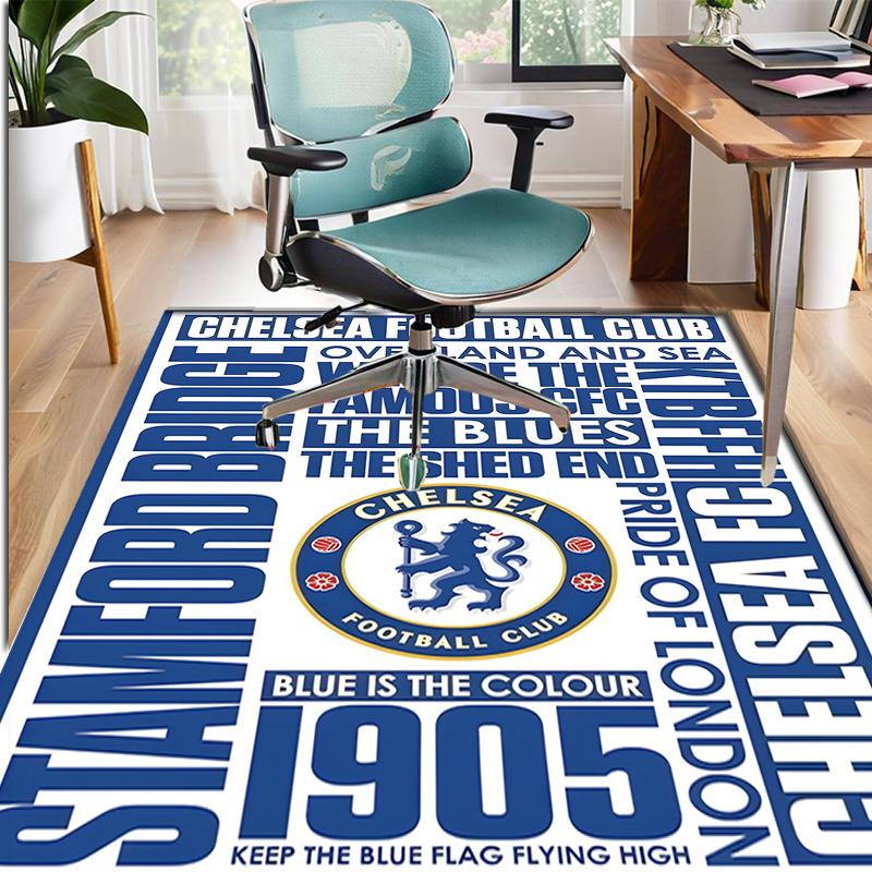 football club F.C Pattern Rug, Indoor/Outdoor Mat, for Picnic, Gameroom, Bedroom, Office, Living Room, Home Decor Carpet, Birthday Gift
