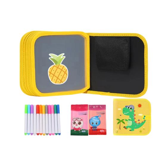 Children Drawing Book with Pens 6/10/14/16 Pages Erasable Painting Book Toddlers Boys Girls Educational