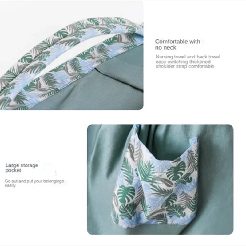 Bæresjal Nyfødt Slynge Dobbel Bruk Ammedekke Bæresele Mesh Stoff Ammebæreseler Opp Babybæresele Ryggsekk 0-36M