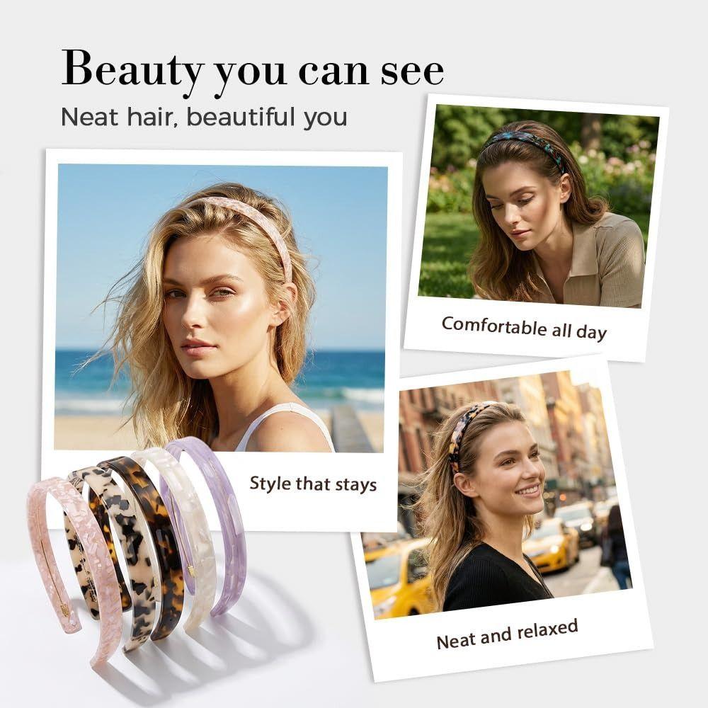 Tortoiseshell Headband Acetate Hair Accessories Classic Hair Band