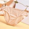 Women's Summer Ice Silk Seamless Underwear Sexy Triangle Pants Women's Simple Underwear Low Waist Breathable
