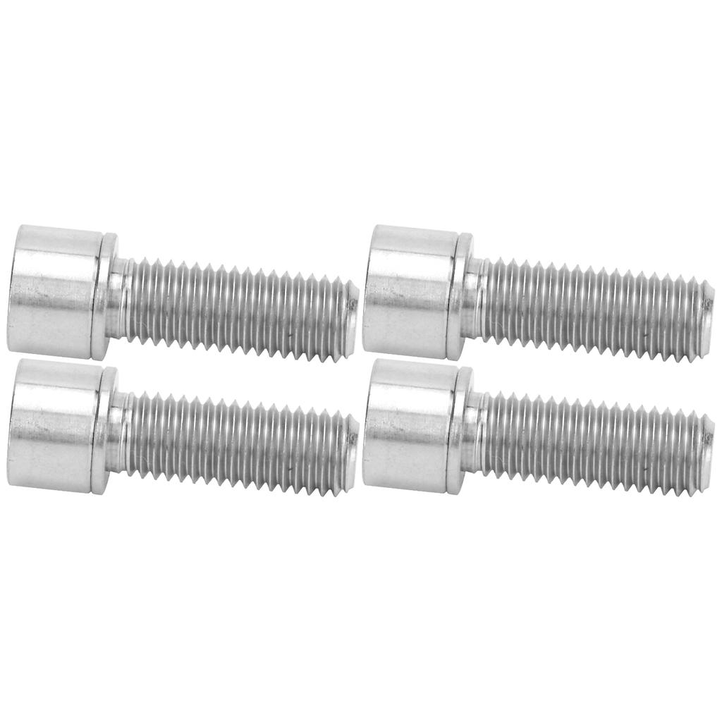 4Pcs Bike Handlebar Stem Bolts Screw Bicycle Titanium Alloy Stem Inner Hex Screws M7x20mm