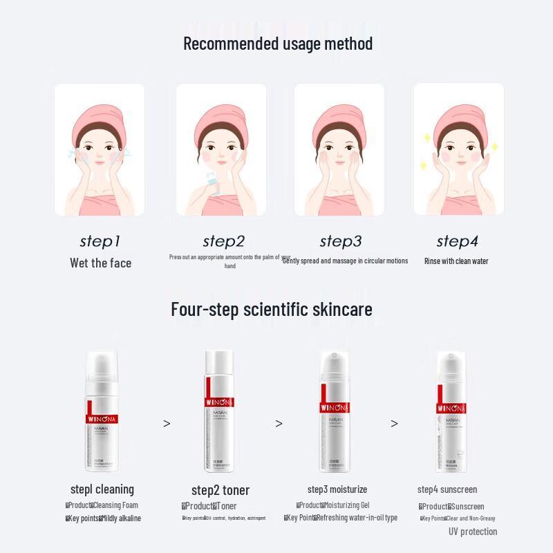 Winona Soothing Oil Control Cleansing Foam