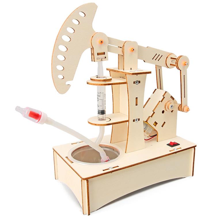 Pumping Machine Science And Technology Small Production Children's Science Experiment Teaching Toys Young Students Handmade Diy Material Bag