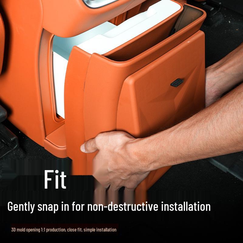 Wenjie M8 Magnetic Refrigerator Anti-Kick Cover with Hidden Trash Can and Anti-Dirty Storage.