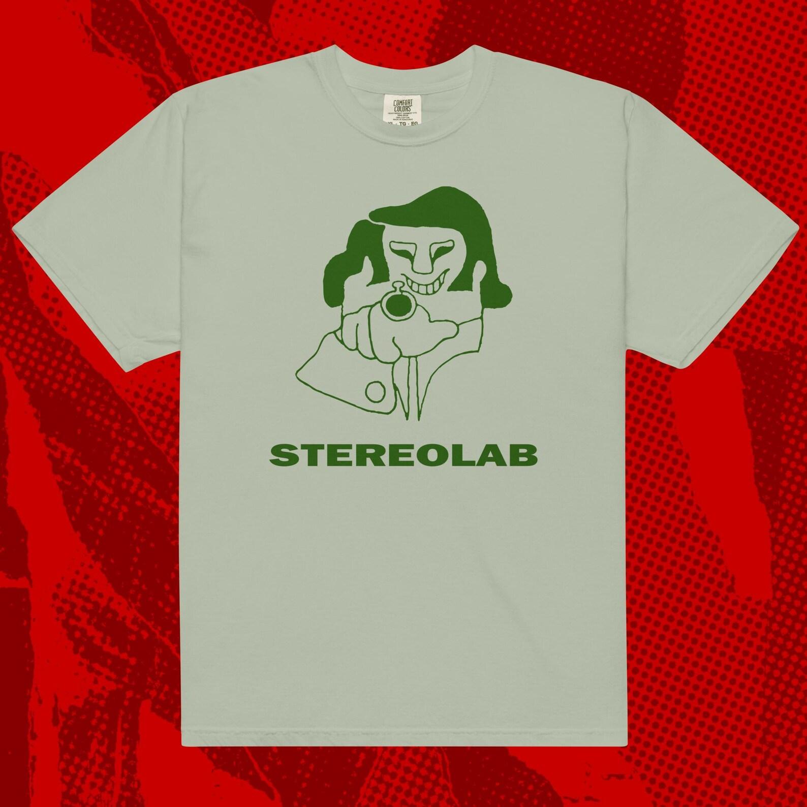 Stereolab Logo Shirt | Indie Pop Electro Broadcast Yo La Tengo 4XL