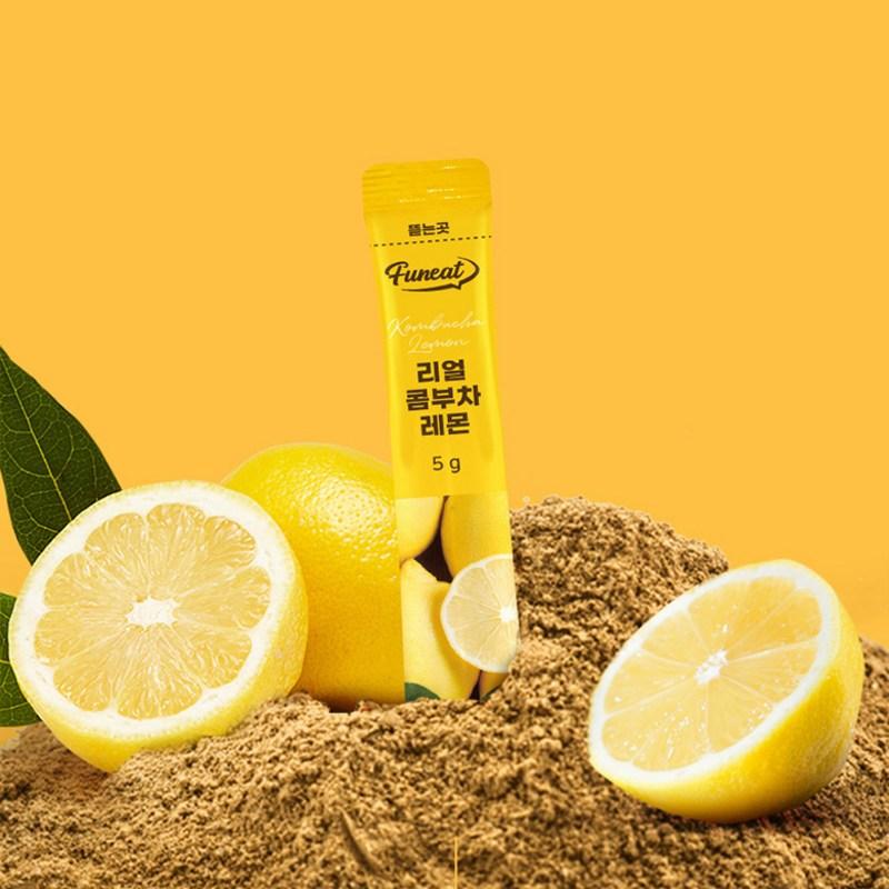 Fernit Real Kombucha Lemon 30 Packets, 150g, 1 Unit