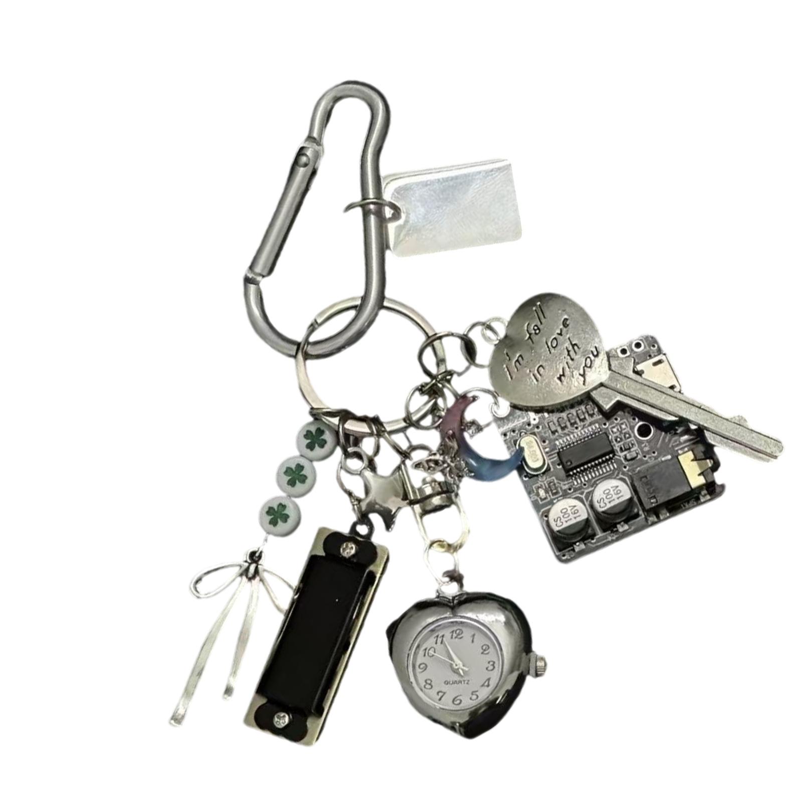 

Медиатор для гитары Ключевой аксессуар Модный брелок Карманные часы Брелоки Сплавная текстура Подходит для вечеринки и повседневной одежды чёрный