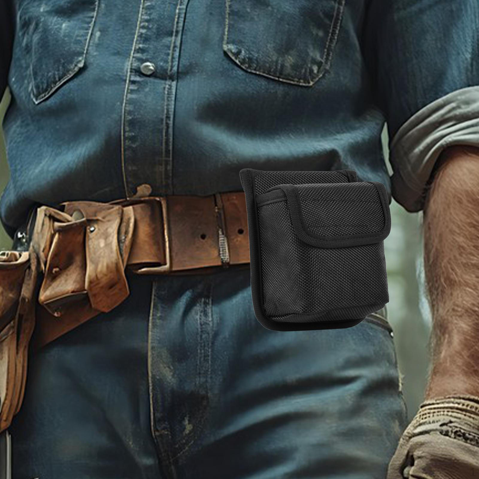 

Tape Measure Holder Pouch Oxford Cloth with Easy Belt Loop Large Portable Tool Accessory