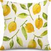 New Nordic Linen Pillowcase Summer Fruit Print Pillowcase Sofa Cushion Cover Home Furnishing