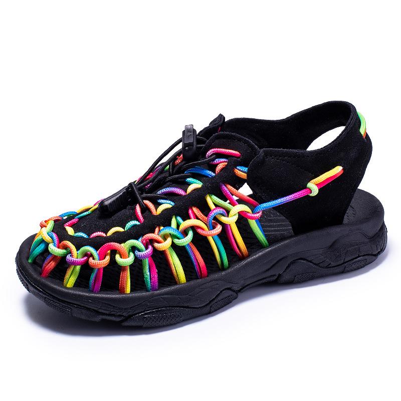 New sandals woven children's sandals middle children's sandals men's sandals older children's sandals beach shoes Roman sandals