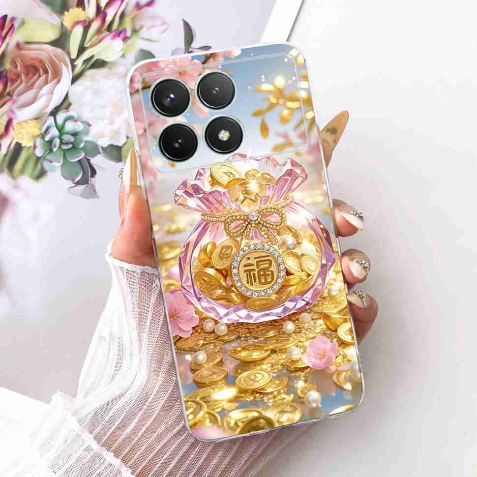 Cartoon Design For Redmi K70 5G 23113RKC6C Case Luxury Fashion Silicone Shell For Redmi K70 K70 Pro 23117RK66C TPU Back Cover