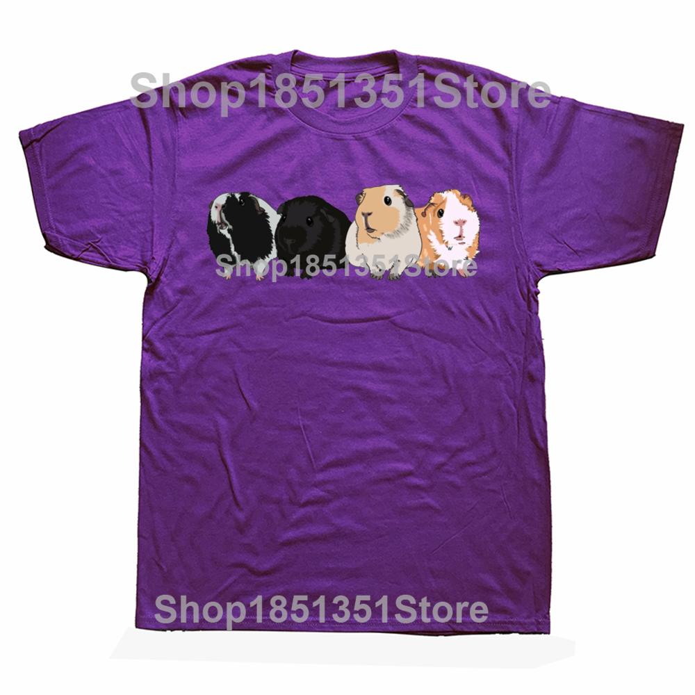 Funny Guinea Pig Graphic Tshirts Men Womens Fashion Casual Tshirt 100 Cotton Loose Oversized T Shirt