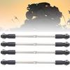 M4 Steering Linkage Rod Set Adjustable 110‑120mm Fit for 1 8 RC Racing Truck Car