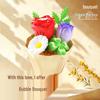 Automatic Flower Bubble Machine with Lights - Cute and Exquisite Children's Toy Gift