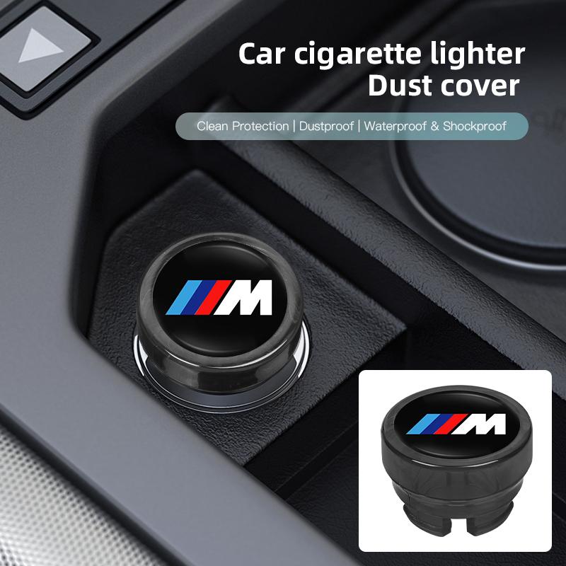 Car Cigarette Lighter Cover DustProof Decoration Cap For BMW Series i3 i4 G07 G06 G05 G02 G01 F48 F39 G42 G30 G20 G26 F01 F02