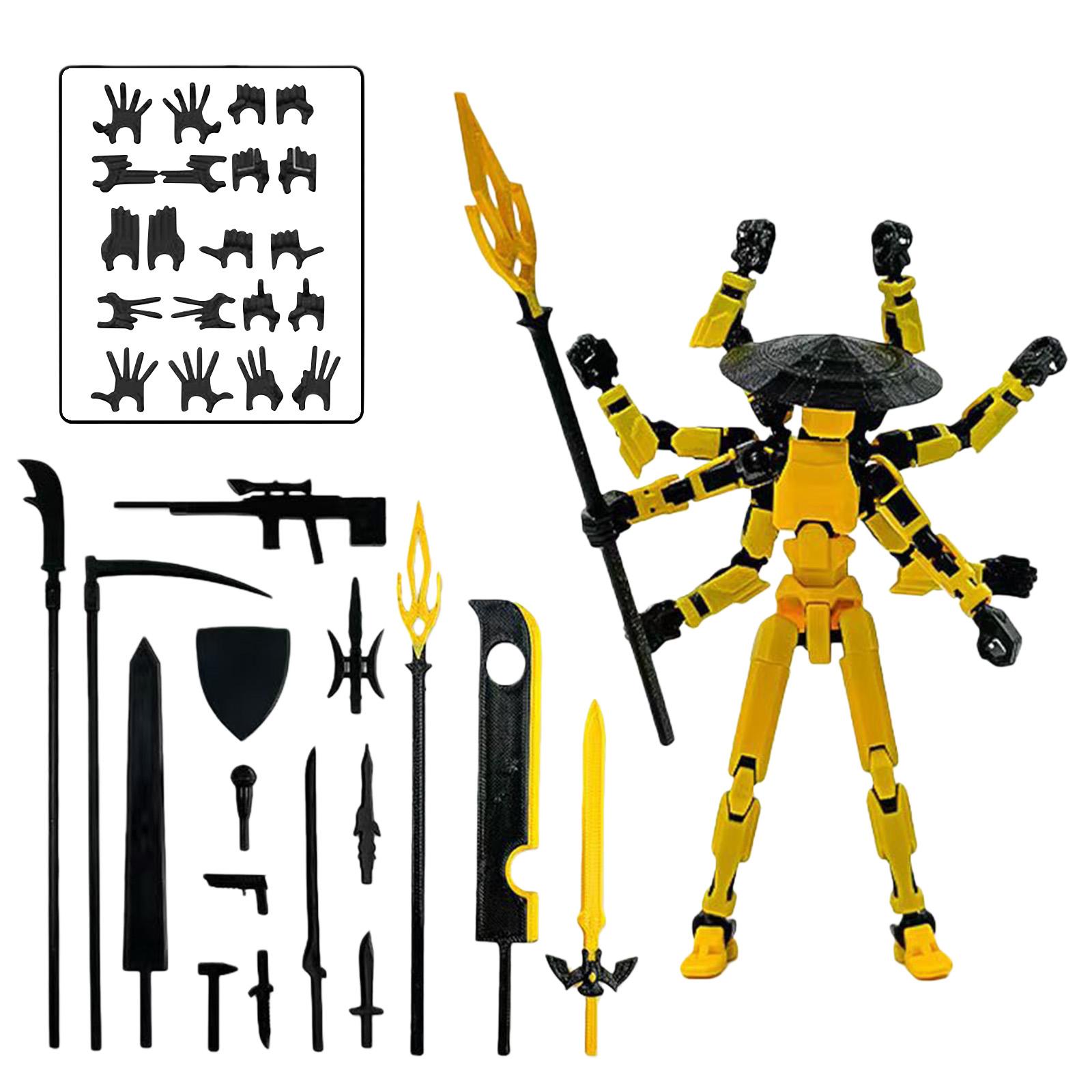 

Набір мобільної ляльки, Мобільна лялька робота-титана, Рухома мобільна лялька, Підходить для колекціонерів, Настільна прикраса One Size