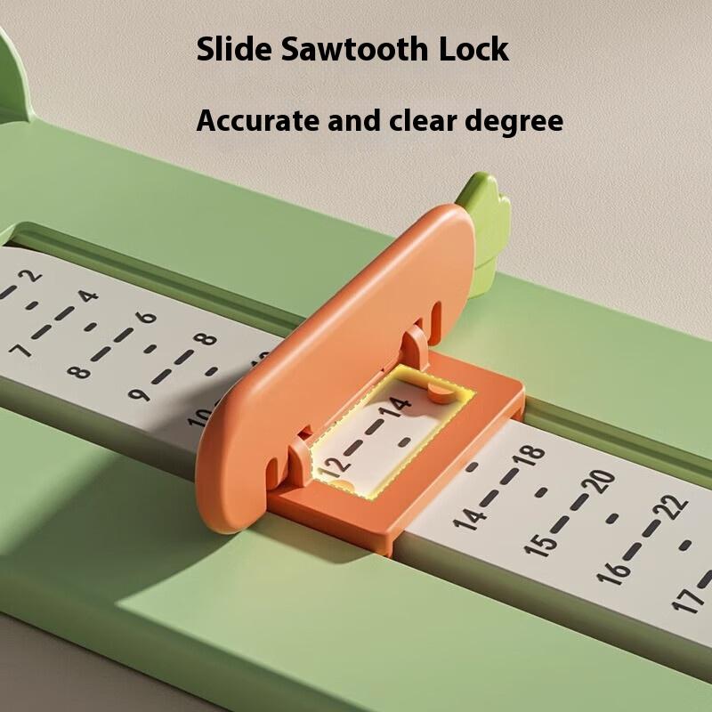 Babyfotlinjal Barn Fotlengde Måleinstrument Barneskokalkulator Småbarn Spedbarnssko Beslag Måleverktøy