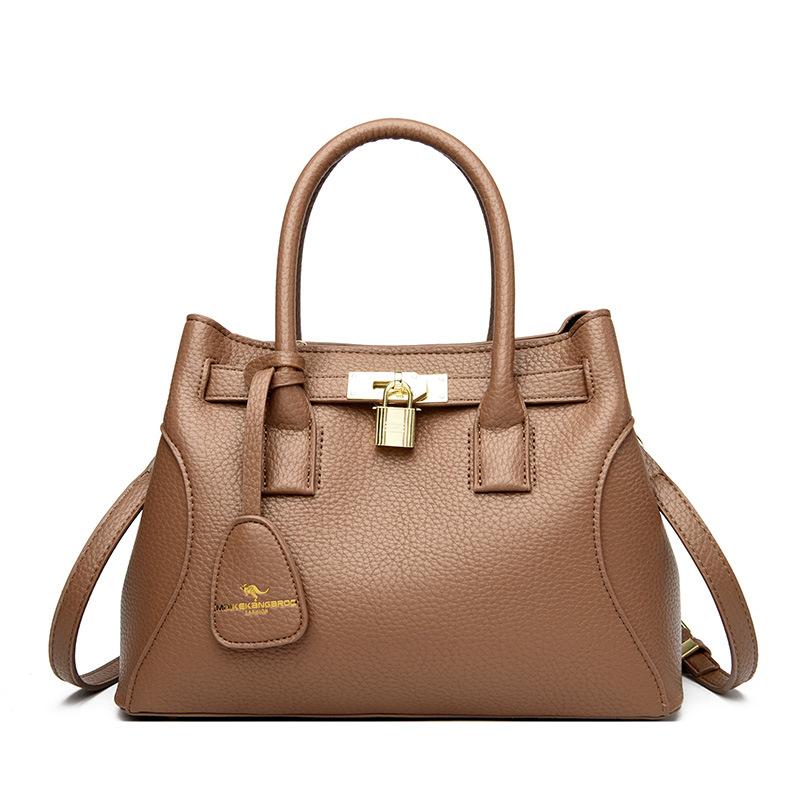 Женская сумка Новая Модная и Простая Платиновая Сумка, Высококлассная и Универсальная Сумка, Женская Сумка через Плечо, Мамина Сумка