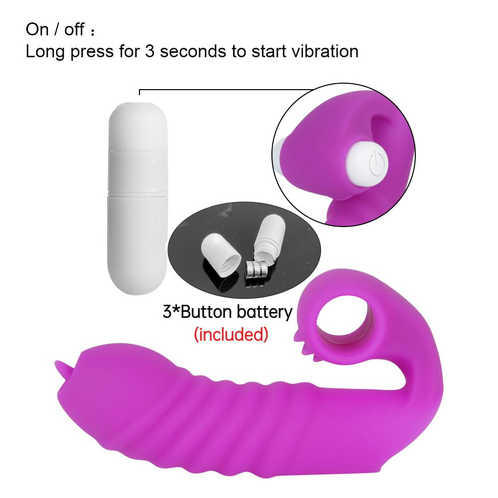 Tongue Massager Vagina Stimulation Adult Products Mini Finger Vibrator G-spot Sex Toys for Women Erotic Toy Clitoris Stimulator