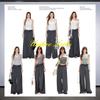 unifree Loose Wide-Leg Pants with Belt