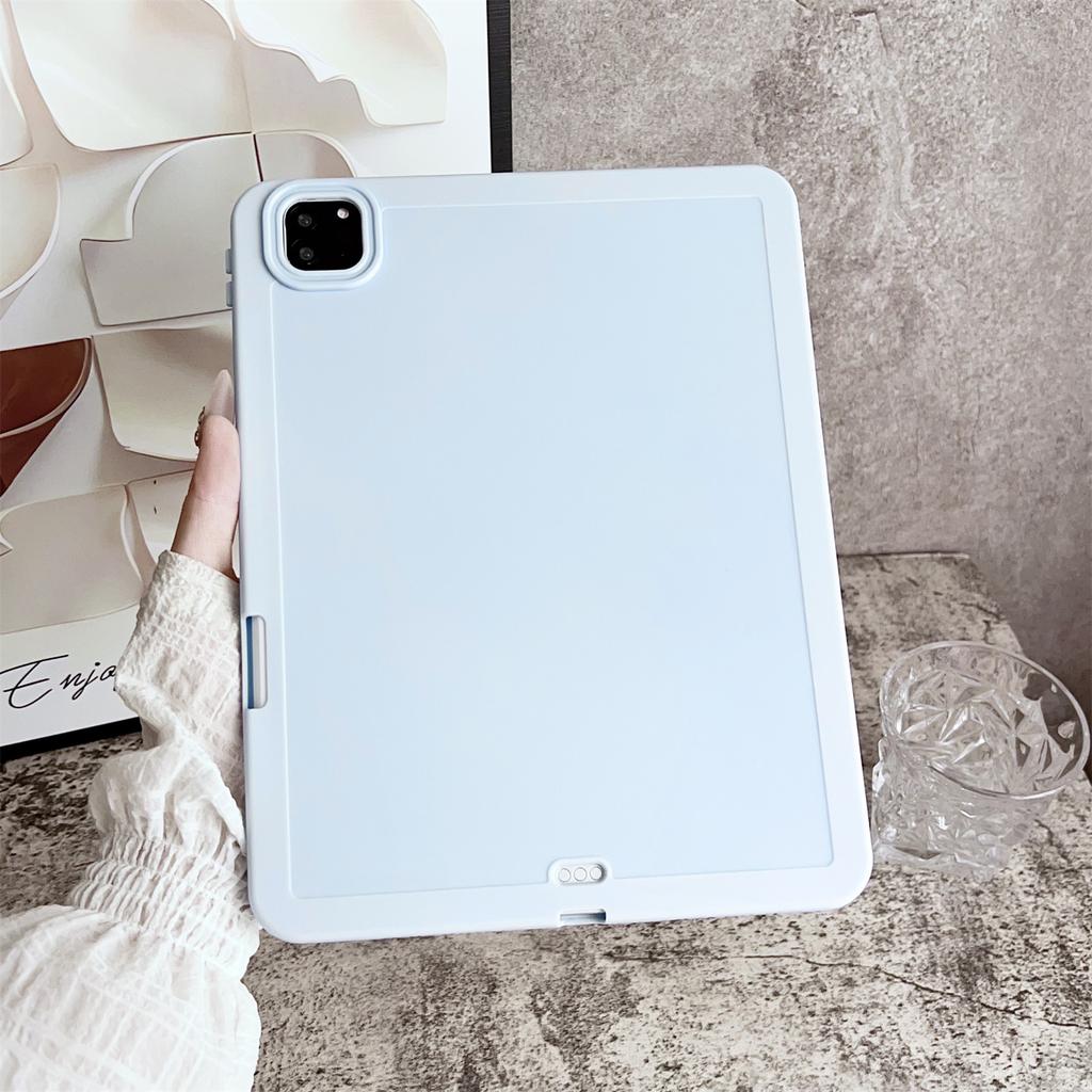 Pouzdro na tablet pro iPad Pro 11 (2022)/(2021)/(2020) ,Jednobarevný TPU kryt s držákem na tužku