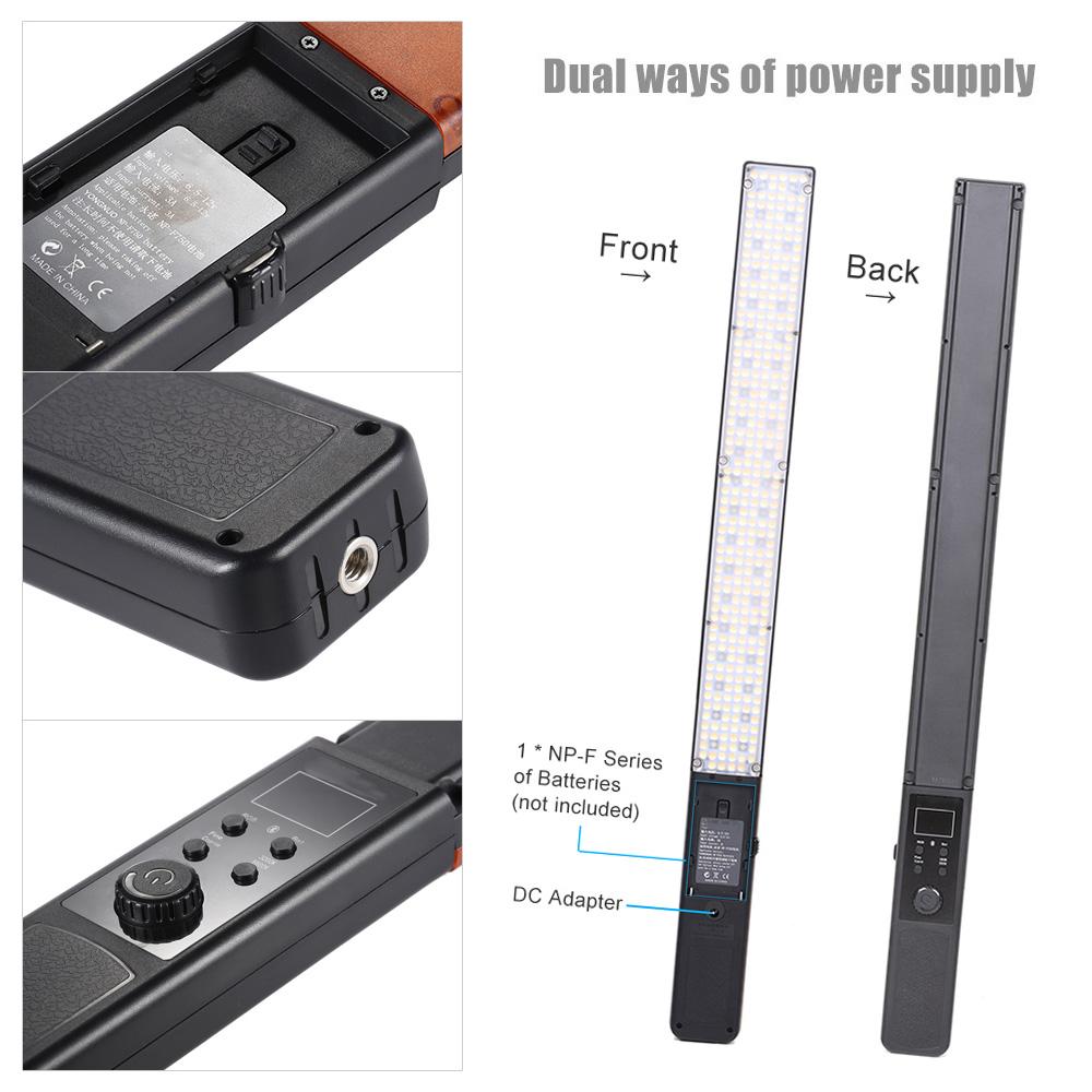 YN360 LED CRI95+Dual Color Temperature 5600K 3200K Max 2560LM Photography Studio Video Filming Wedding Light