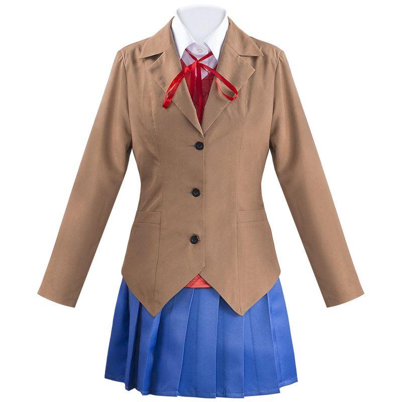 Halloween Performance Costume Monica Women's Costume Literature Club Heartbeat Club Cosplay Costume Monica Cosplay Costume