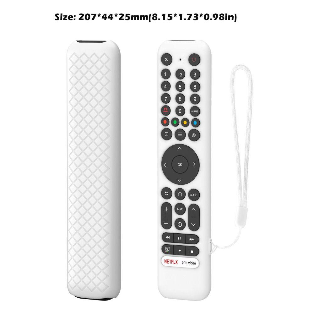 New Silicone Protective Case Shockproof Protector Remote Controller Cover with Lanyard Remote Control Sleeve for TCL RC716/RC833
