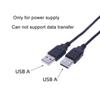 Convenient USB Male to USB Male Cable for Charging Air Blower,Car Speaker Power Extension Cable Computer Accessories