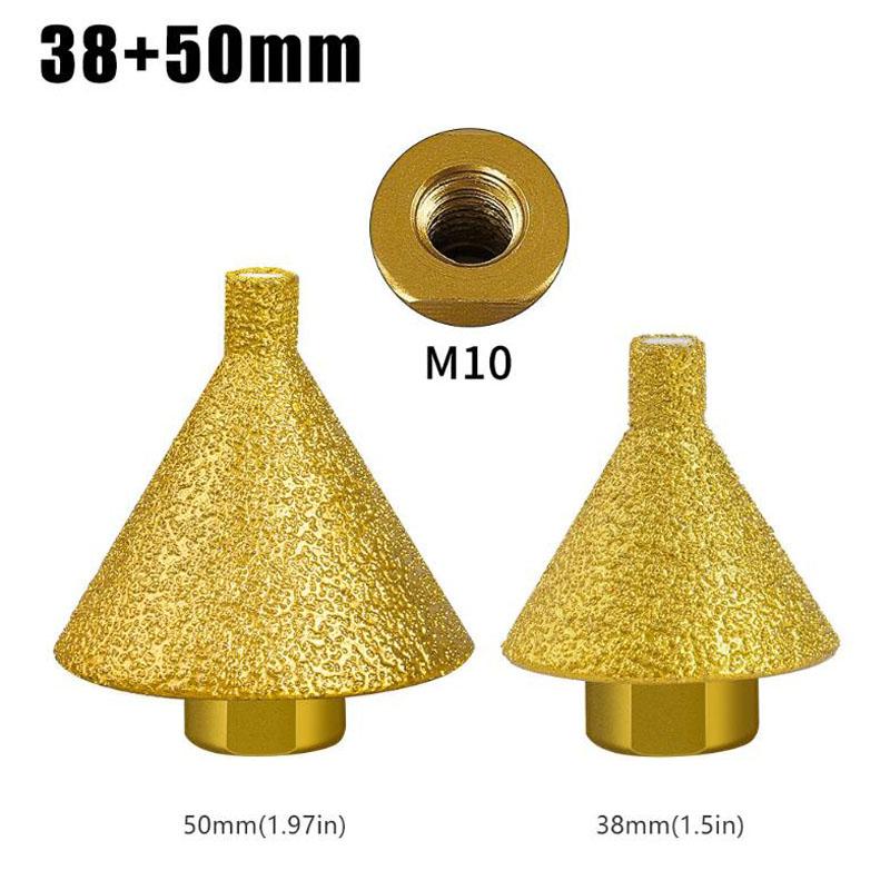 Diamond Chamfer Reaming Grinding Edge Trimming Multi-function Bit Opener Marble Tile Glass Cone Drill Bit Engraver Tools
