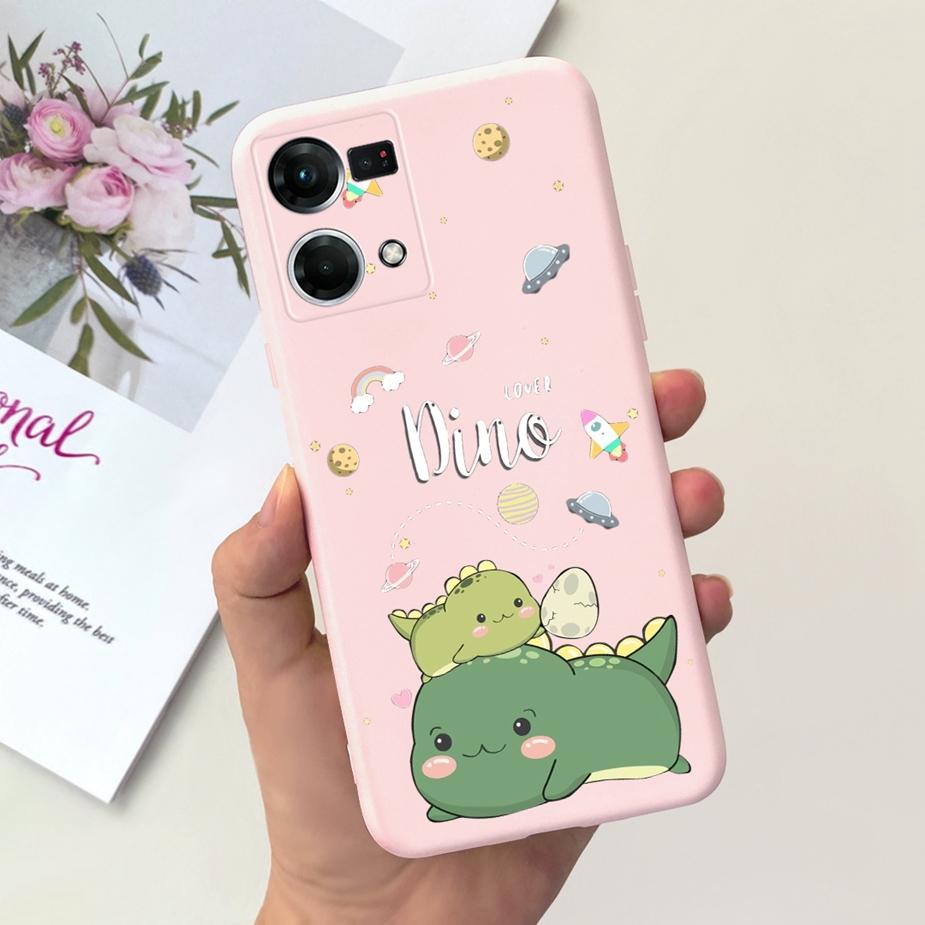 For Oppo Reno7 4G Case Oppo F21 Pro CPH2363 Stylish Candy Painted Cover Soft Silicone Phone Case For Oppo Reno 7 F21Pro 4G Shell