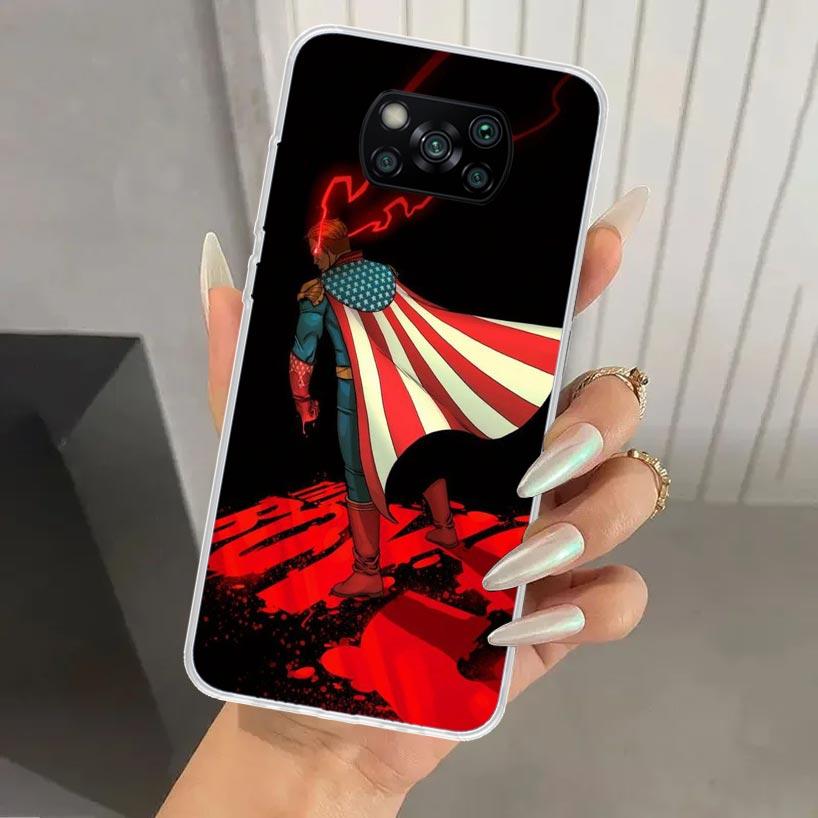 

Чехол для телефона The Boys Homelander для Xiaomi Poco X5 X6 X7 Pro F7 Ultra M7 Redmi 15 15C 13 13C 12 12C 10 10A 10C 9 9A 9C 9T Shel Redmi 9T
