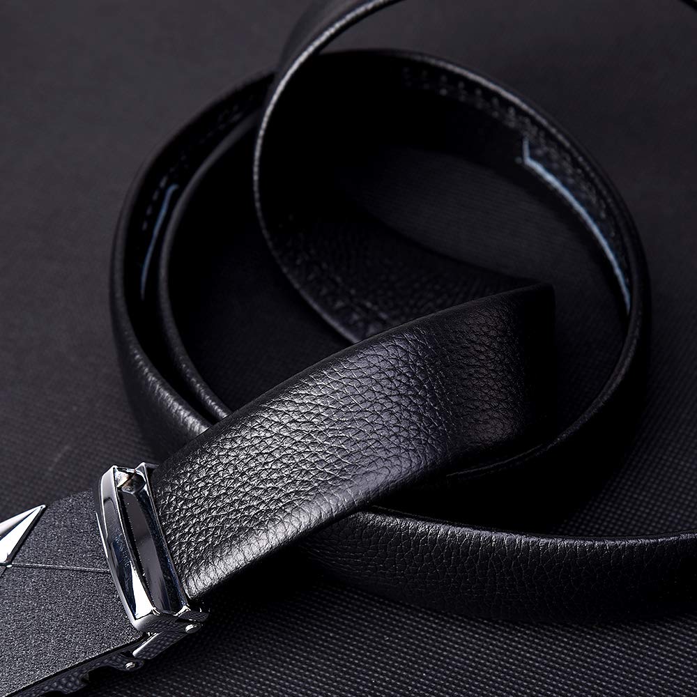 Costum din piele Călătorie Ascuns Curea fără trepte [KAWEIDA] Curea pentru bărbați, Curea pentru gentleman, Curea, Curea antifurt, Blocare automată, Buzunar, Afaceri, Casual,