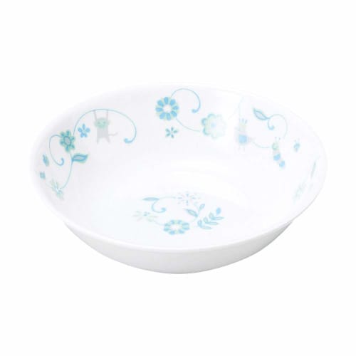 OGISO Sarasa Blue 12.5cm Deep Small Plate (Dishwasher and Microwave Safe) Sarasa Blue Small 11591320B100