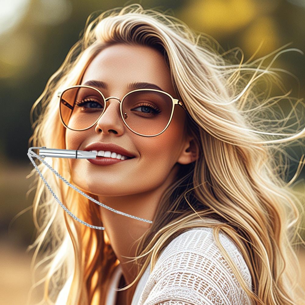 Breathing Resistance Whistle Necklace Stress Relief Necklaces Jewelry Accessories For Women Men Gift