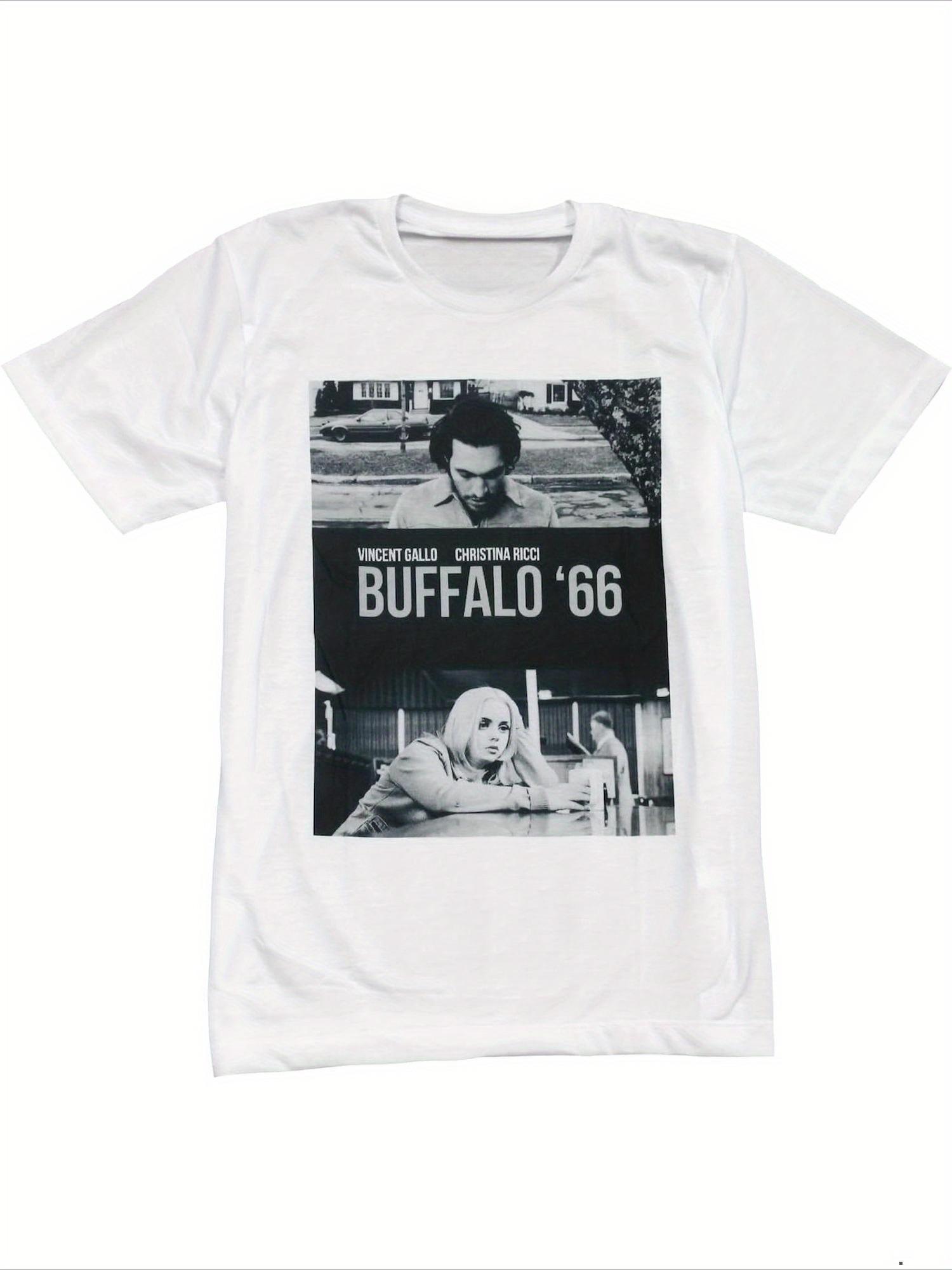 Buffalo 66 Movie T-shirt, Vinnt Gallo Christina Ricci, Short-sleeved Men s T-shirt, Fashionable All-Season Streetwear Shirt L