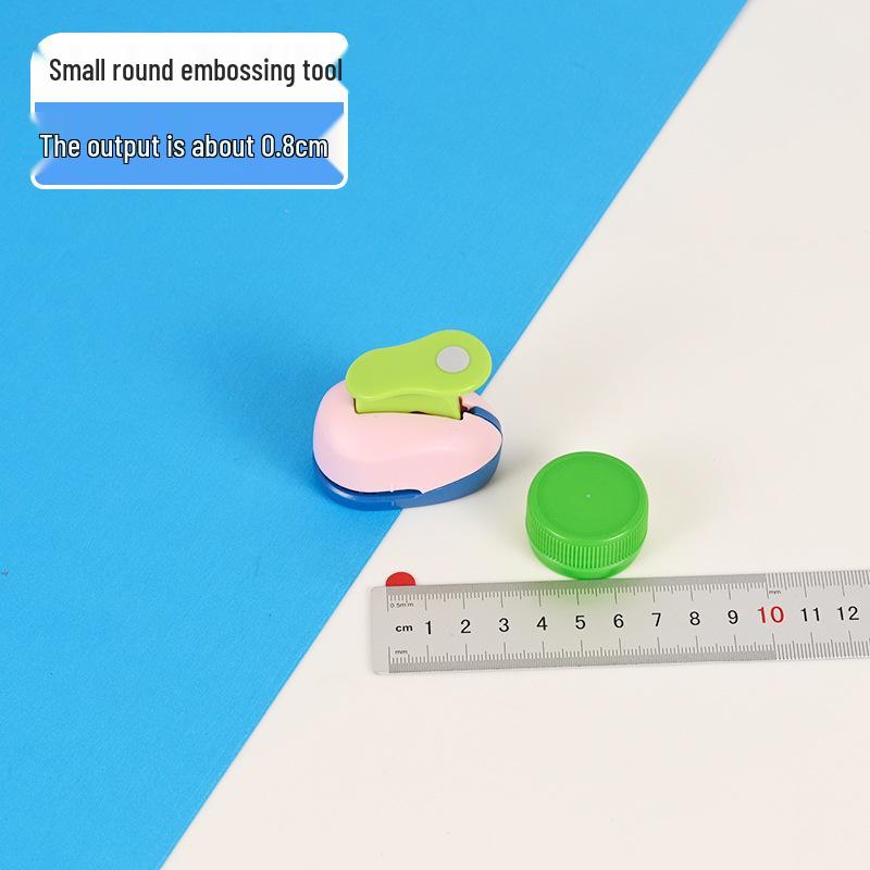 Children's DIY Embossing Machine: Easy Large Flower Punch for Kindergarten Craft and Paper-Cutting Projects