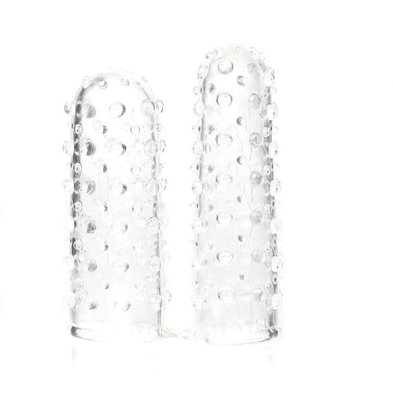 Fingermanschette, G-Punkt-Stimulation, Klitoris-Massage, Vaginalsex, Fingermanschetten, wiederverwendbares Kondom, Sexspielzeug für Erwachsene für Frauen und Paare