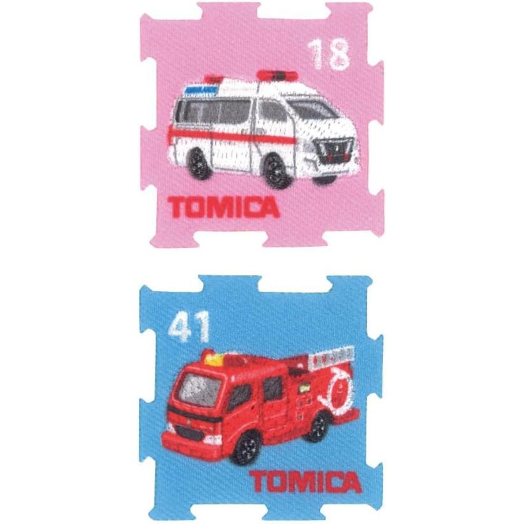 Pioneer Tomica Engine Patch 37mm x Ambulance/Fire (2-Pack), 37mm, Sticker/Iron-On, TOM650-TOM54