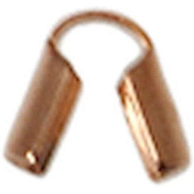 MégaCréa - 3 Mm Copper-Plated Chain End Cap (pack of 10)