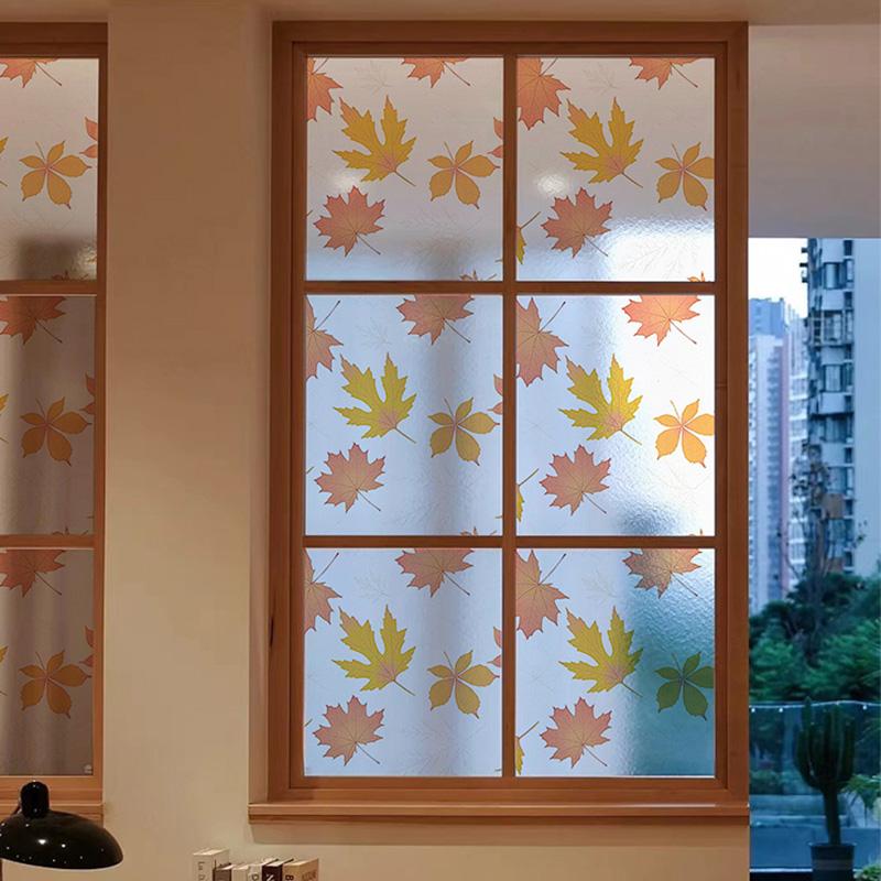 1Roll Electrostatic Stickers Reusable Glass Window Decals Anti-UV Glass Sticker Waterproof Window Film Home Decoration