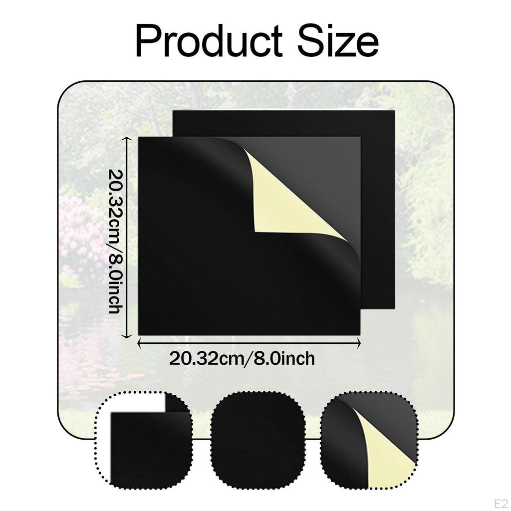 Pond Liner Repair Patches, 8 Inx8 in Lightweight Strong Sticky, Seam Tapes Waterproof