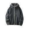 Men's Double-Sided Fleece Hoodie Autumn and Winter Warm Windbreaks Zipper Jackets for Men