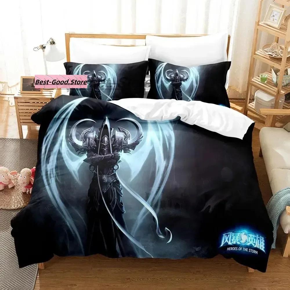 Game Heroes of the Storm Beding Set Single Twin Ful Quen King-Sized Dimensionsd Dimensions Bed Linen Set Aldult Kid Bedrom Duvetcover Sets Bed Shet