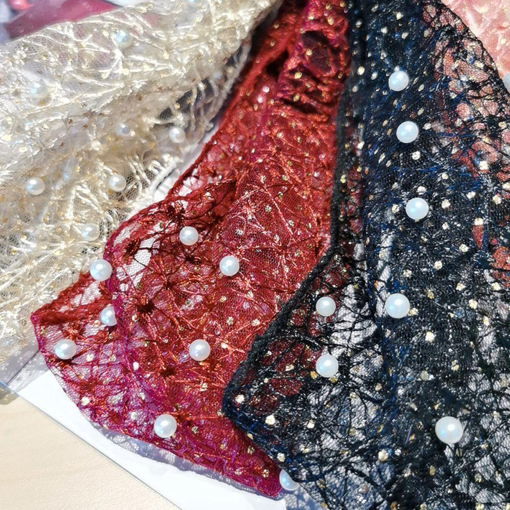 Flower Hollow Hair Accessories Pearl Women Head wraps Korean Style Hairbands Turban Headband