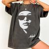 Comfort Colors Aaliyah Vintage Style T-shirt, Aaliyah Hyllning Grafisk Unisex T-shirt, Skådespelare T-shirt, Retro 90-tal